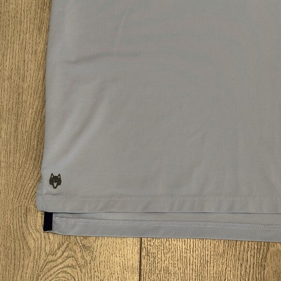 Greyson Golf Polo Shirt Mens XXL Blue Performance Stretch Wolf Logo Preppy - Picture 5 of 10